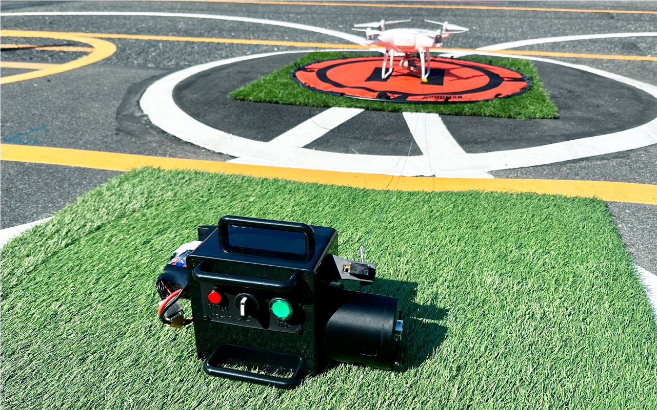 ドローン操作の練習に集中できる